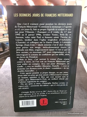 Les derniers jours de François Mitterrand - Christophe Barbier