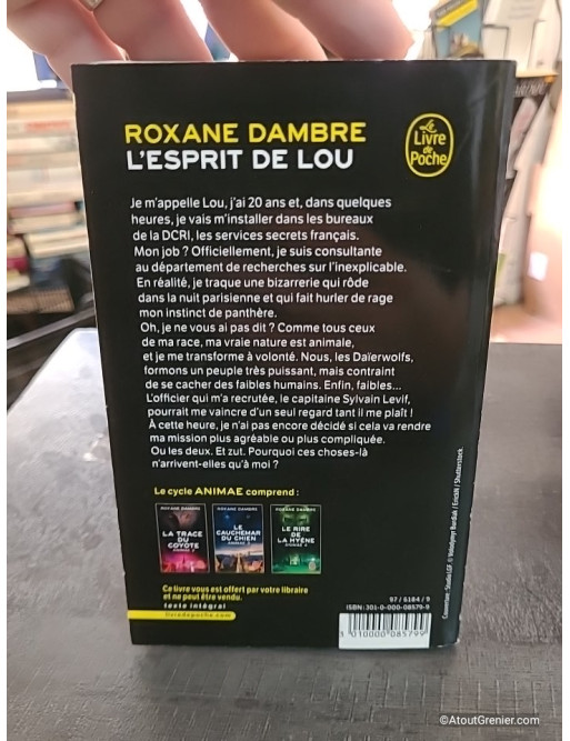 Animae Tome I - L'esprit de Lou - Roxane Dambre