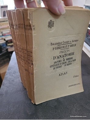 Précis d'Anatomie - Intégrale 6 tomes - Tome 2 : Tête et Cou, système nerveux, organes des sens - R. Grégoire et Dr. Oberlin