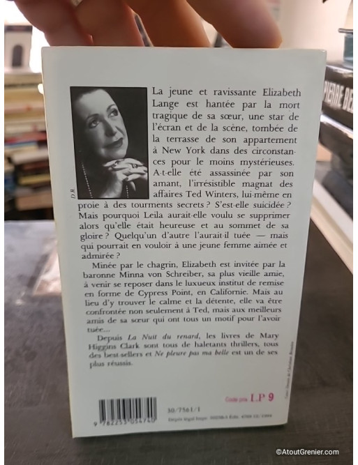 Ne pleure pas ma belle - Mary Higgins Clark