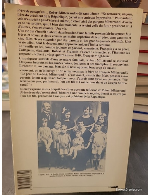 Frère de quelqu'un - Robert Mitterrand
