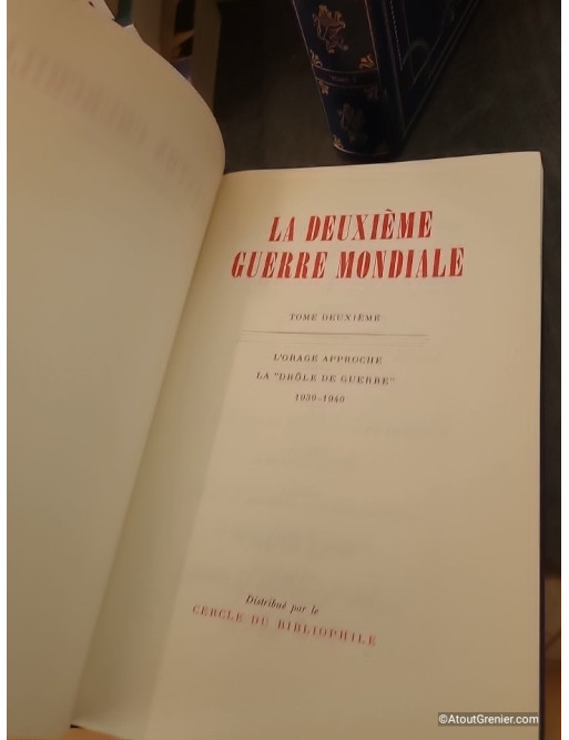 La Deuxième Guerre mondiale Tome premier - L'Orage approche - Winston Churchill