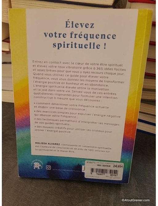 Augmenter son taux vibratoire au quotidien - 365 Conseils Pour Amplifier Votre Énergie Spirituels - Melissa Alvarez