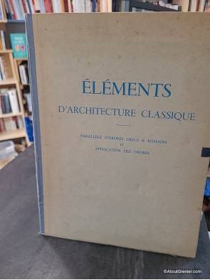 Eléments d'architecture classique / parallèle d'ordres grecs