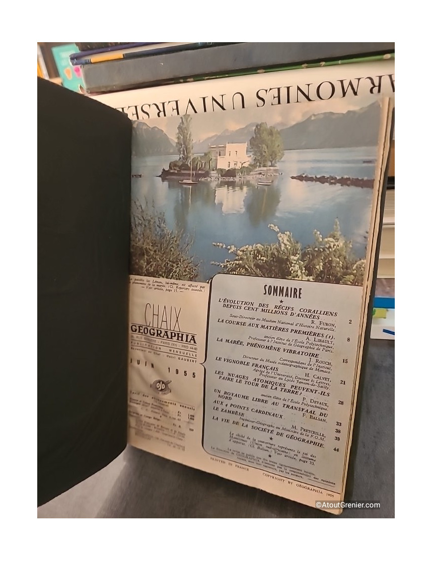 Géographia. Année 1955 - Collectif