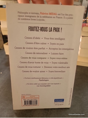 Foutez-vous la paix ! Et commencez à vivre de Fabrice Midal