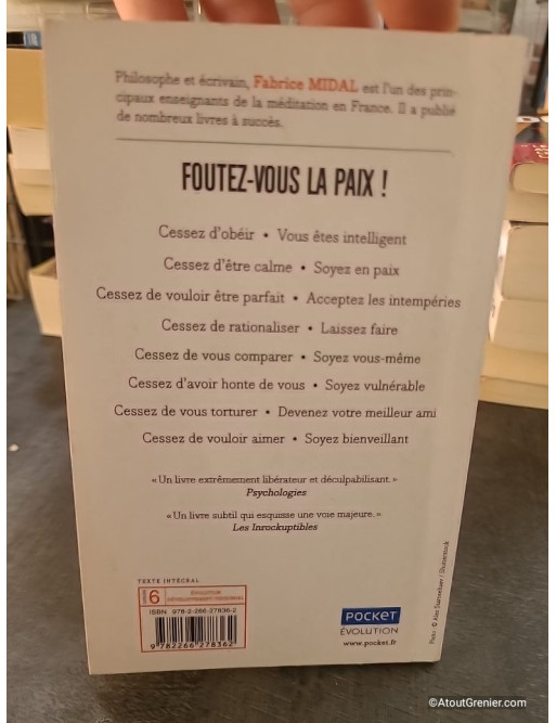Foutez-vous la paix ! Et commencez à vivre de Fabrice Midal