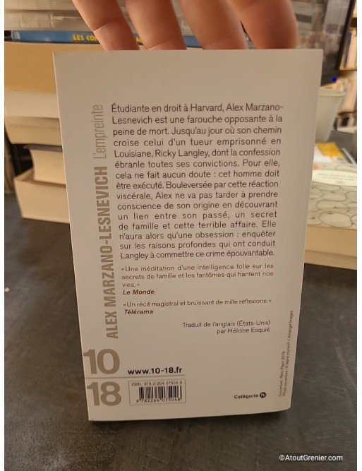 L'empreinte de Alexandria Marzano-Lesnevich