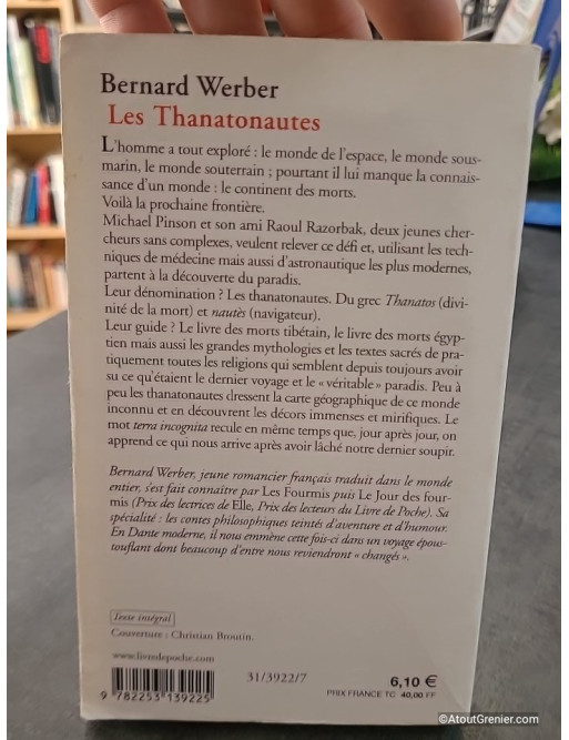 Les Thanatonautes de Bernard Werber