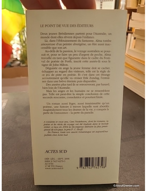 Perdu le paradis de Cees Nooteboom