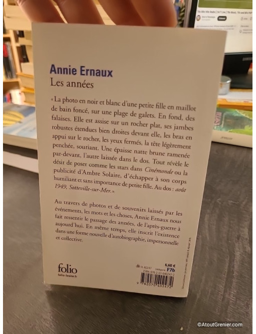 Les années d'Annie Ernaux