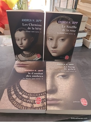 Lot La Dame sans terre Tomes 1 à 4 d'Andrea H. Japp