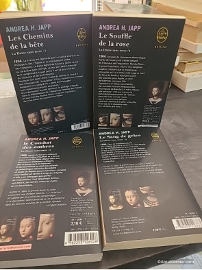 Lot La Dame sans terre Tomes 1 à 4 d'Andrea H. Japp