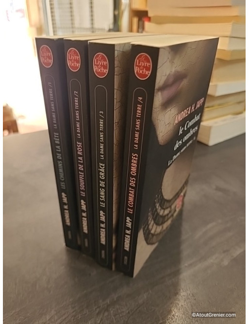 Lot La Dame sans terre Tomes 1 à 4 d'Andrea H. Japp