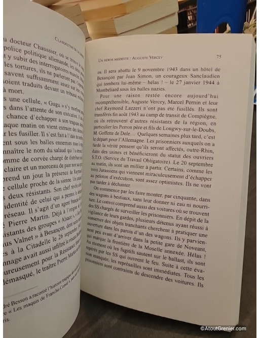 Clandestins de la liberté - Ligne de démarcation et frontière suisse 1940-1944 d'André Besson