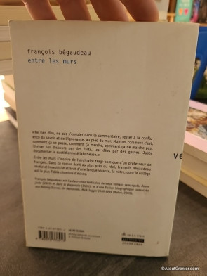 Entre les murs de François Bégaudeau