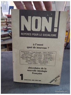 Tome 1 : À l'Ouest, quoi de nouveau ? - Non ! Repères pour le socialisme n° 2 : Aspects contemporains du travail