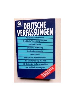 Deutsche Verfassungen