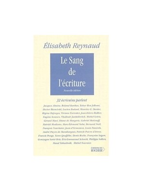 Le sang de l écriture d...