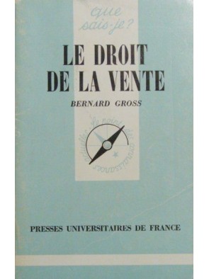 Le Droit de la vente Par...