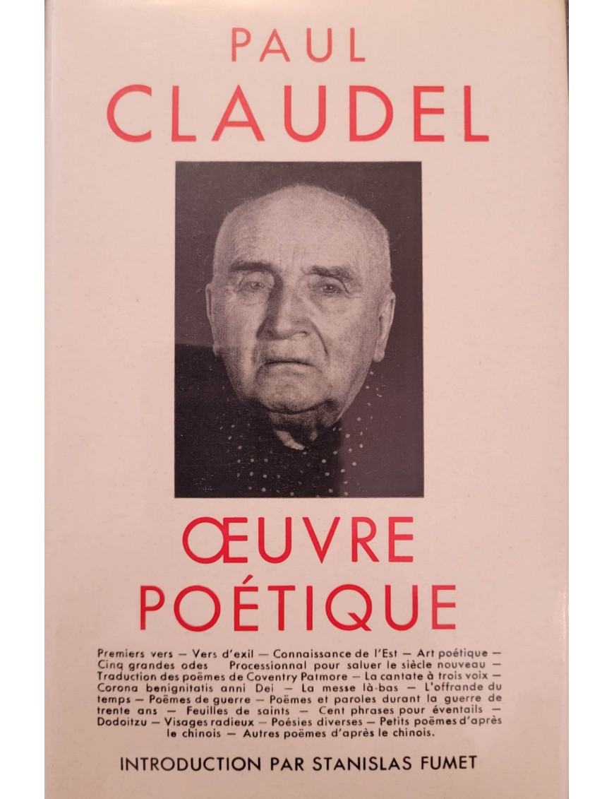 Œuvre poétique Par Paul Claudel