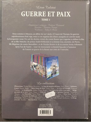 Les incontournables de la littérature en BD. Guerre et paix. Léon tolstoï. Tome 1+2