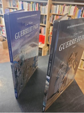Les incontournables de la littérature en BD. Guerre et paix. Léon tolstoï. Tome 1+2