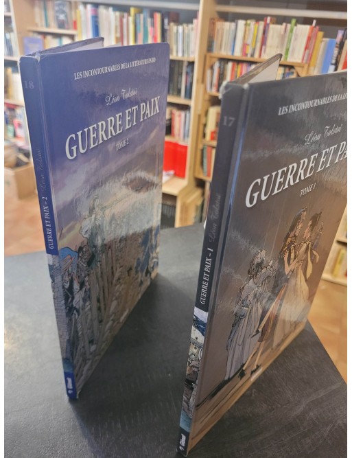 Les incontournables de la littérature en BD. Guerre et paix. Léon tolstoï. Tome 1+2