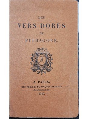 Les vers dorés de Pythagore Par Pythagore