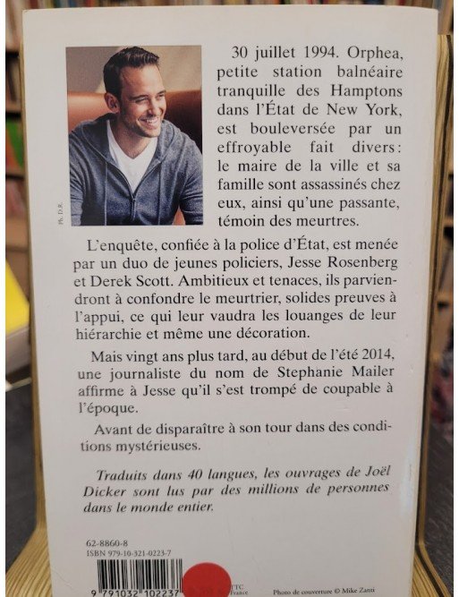 La Disparition de Stephanie Mailer Poche Par Joël Dicker