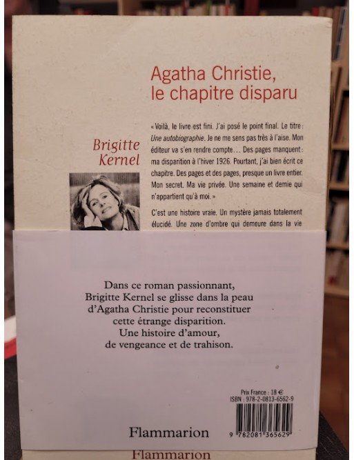 Agatha Christie, le chapitre disparu Par Brigitte Kernel