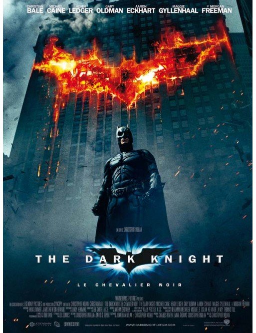 The Dark Knight Le chevalier noir (DVD)