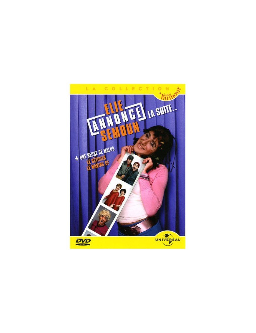 Elie annonce Semoun la suite..  (DVD)