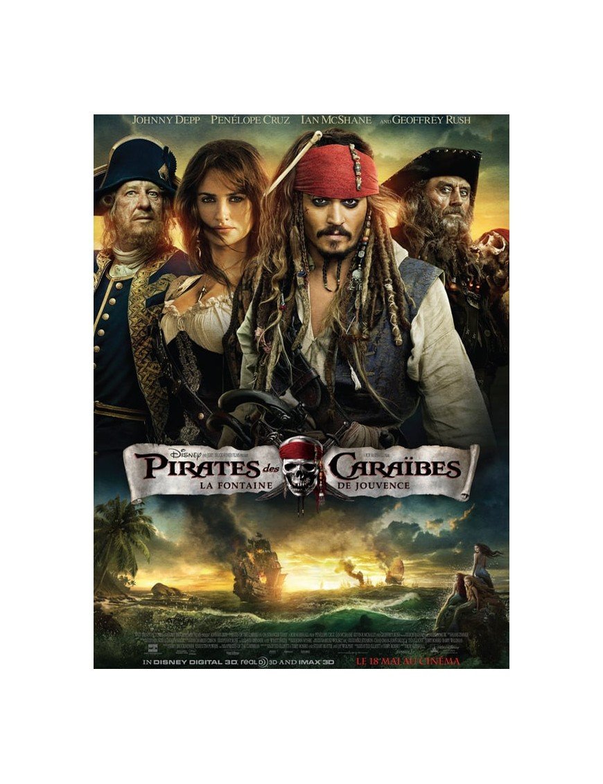 Pirates des Caraïbes : La Fontaine de Jouvence (DVD)