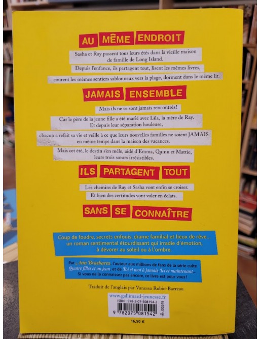 Ces liens qui nous séparent Par Ann Brashares