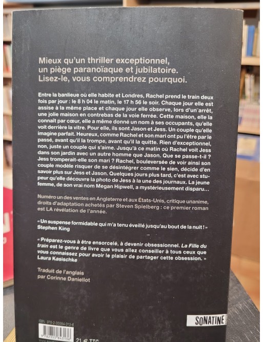 La Fille du train Par Paula Hawkins