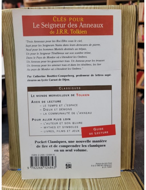 Clés pour le Seigneur des Anneaux de J.R.R. Tolkien de Catherine Bouttier-Couqueberg
