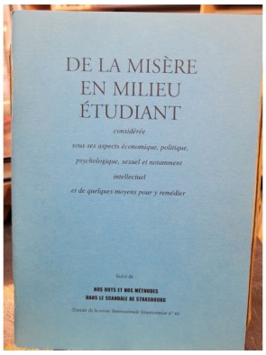 De la Misère en milieu...