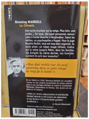 Le Chinois de Henning Mankell