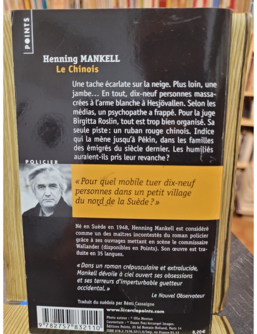 Le Chinois de Henning Mankell