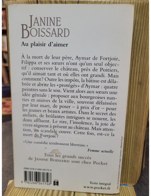 Au plaisir d aimer de Janine Boissard