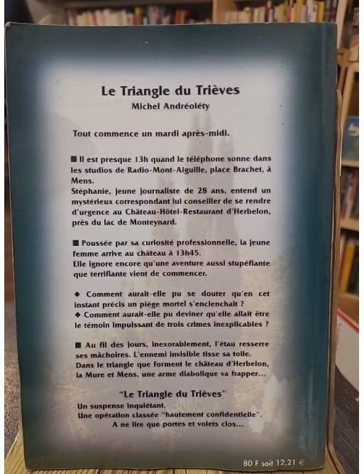 Le triangle du Trieves - Intrigue policière régionale de Michel Andréoléty