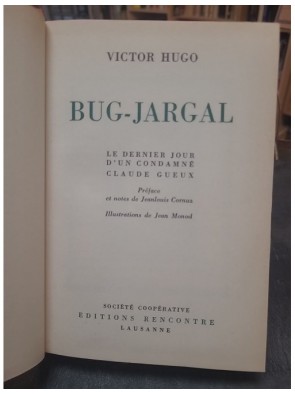 Livre Victor Hugo '...