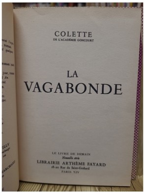 La Vagabonde. Le Livre De Demain.