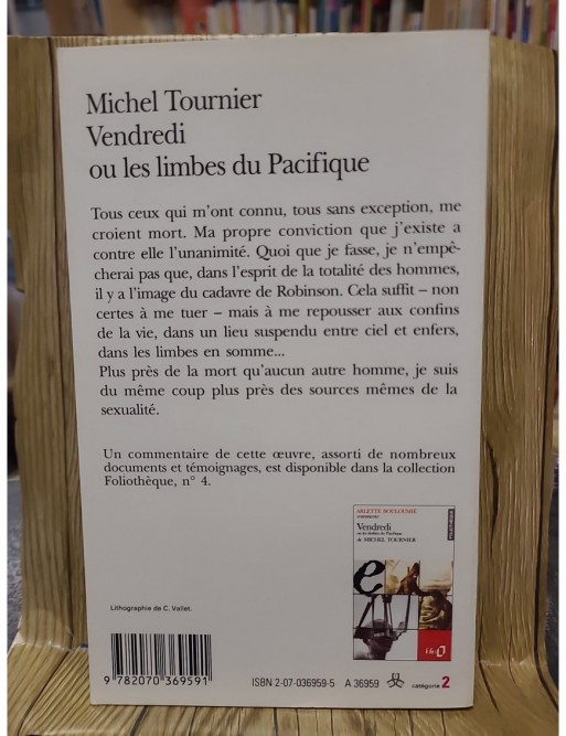 Vendredi ou les Limbes du Pacifique de Michel Tournier
