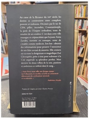 Du sang sur la soie d'Anne Perry