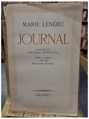 Journal de Marie Lenéru de Marie Lenéru