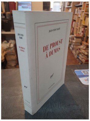 De Proust à Dumas de Jean-Yves Tadié