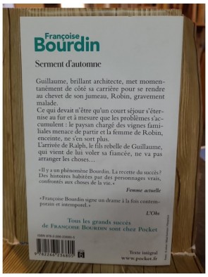 Serment d'automne de Françoise Bourdin