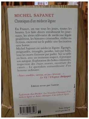  Les Nouvelles Chroniques d'un médecin légiste - Sapanet, Michel  - Livres